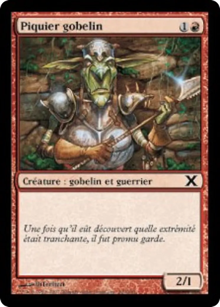 Piquier gobelin — Tenth Edition — Magic: The Gathering