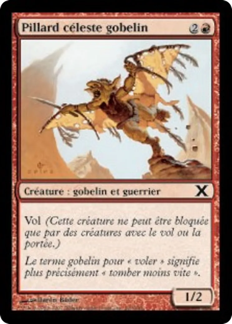 Pillard céleste gobelin — Tenth Edition — Magic: The Gathering