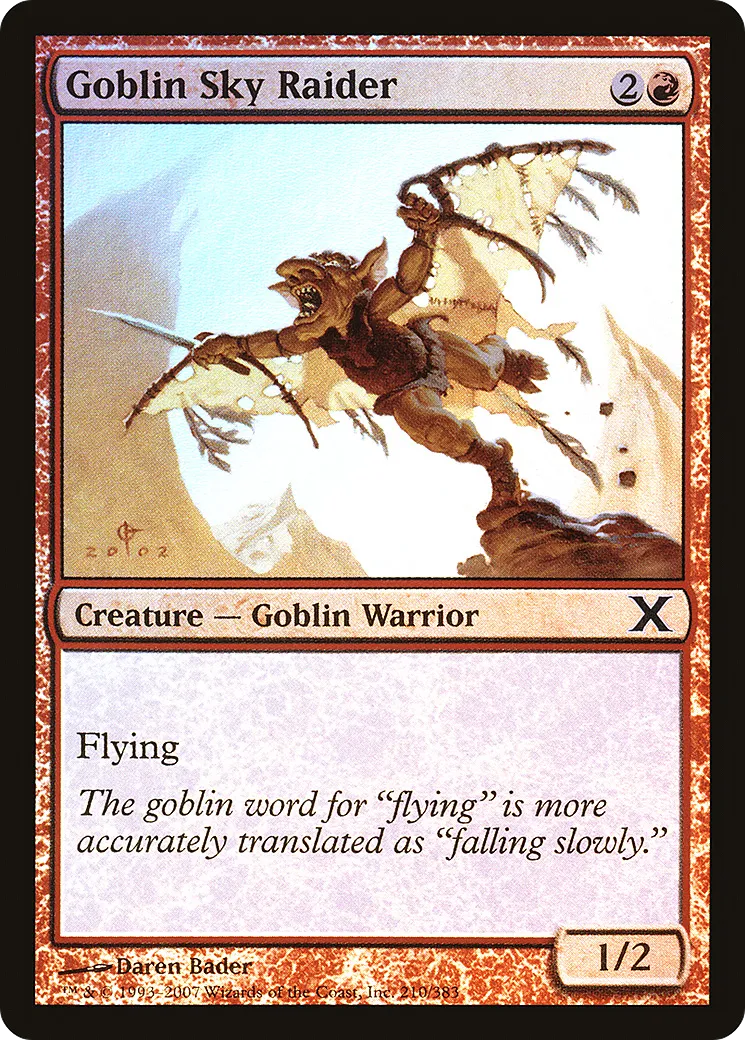 Pillard céleste gobelin — Tenth Edition — Magic: The Gathering