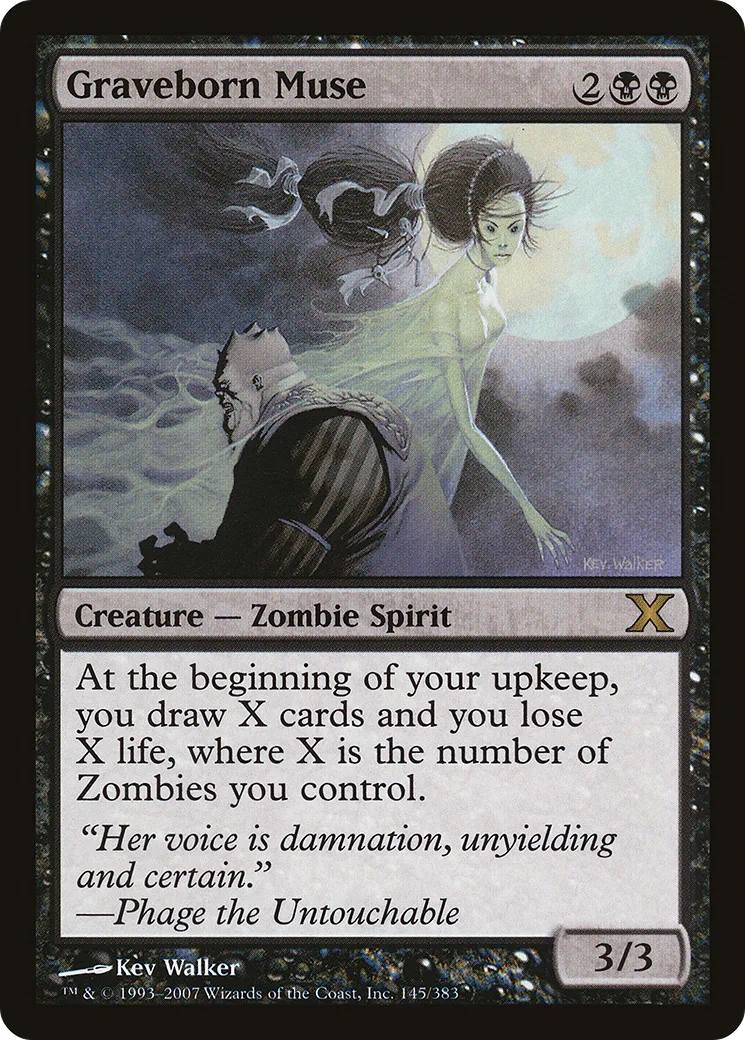 Muse née des tombes — Tenth Edition — Magic: The Gathering