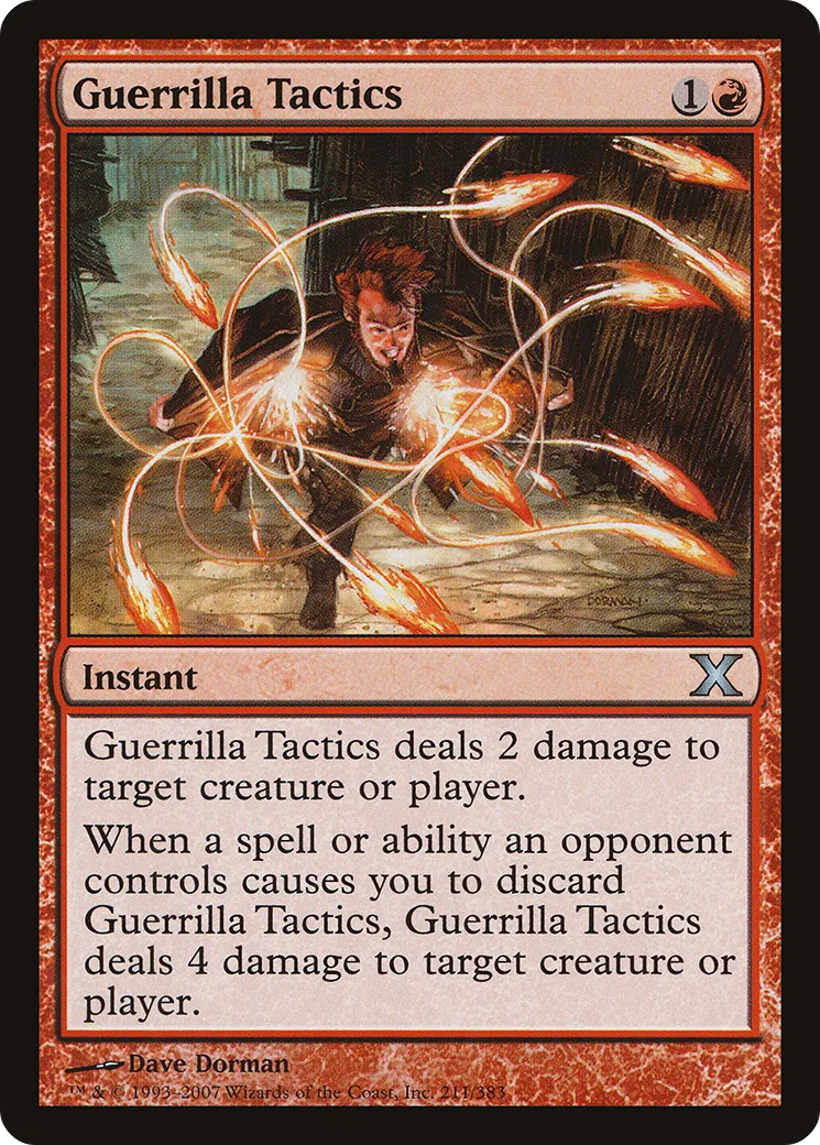 Guerrilla Tactics — Tenth Edition — Magic: The Gathering