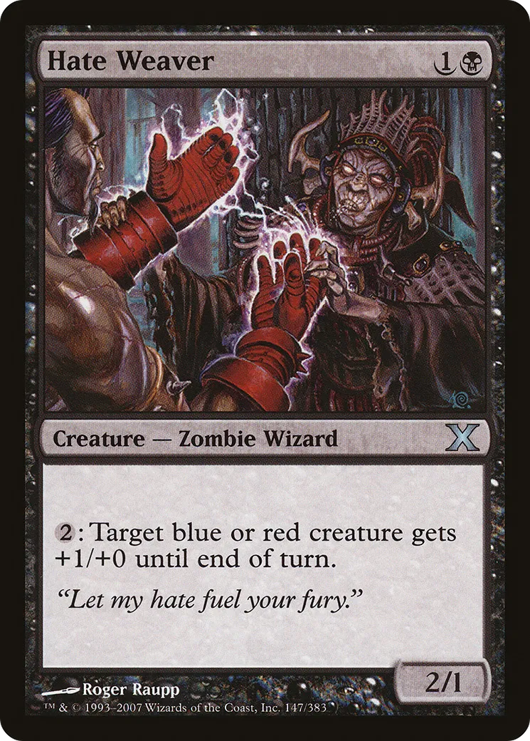Hate Weaver — Tenth Edition — Magic: The Gathering