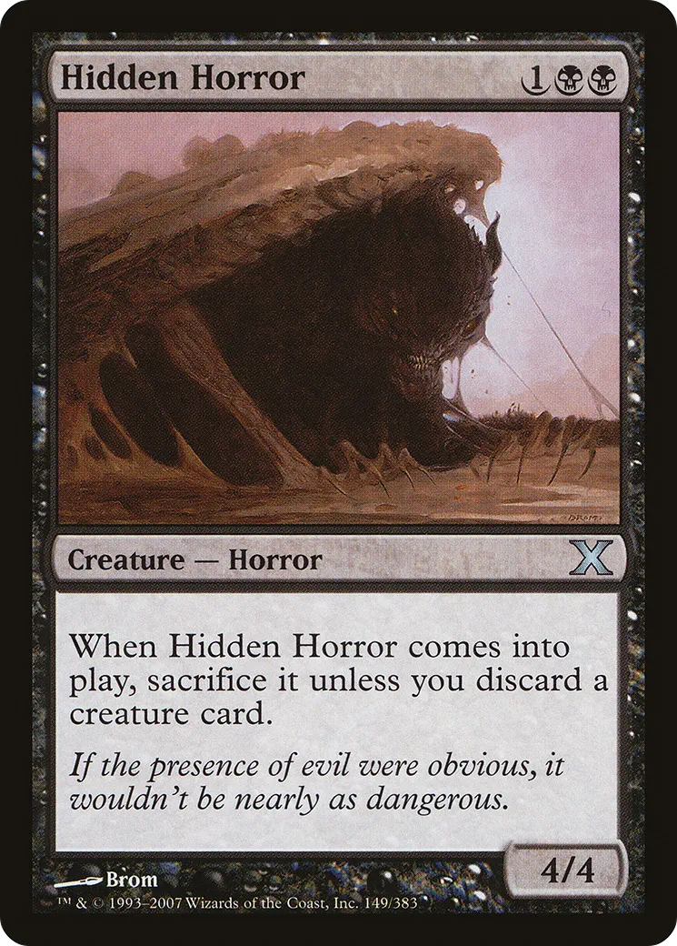 Hidden Horror — Tenth Edition — Magic: The Gathering