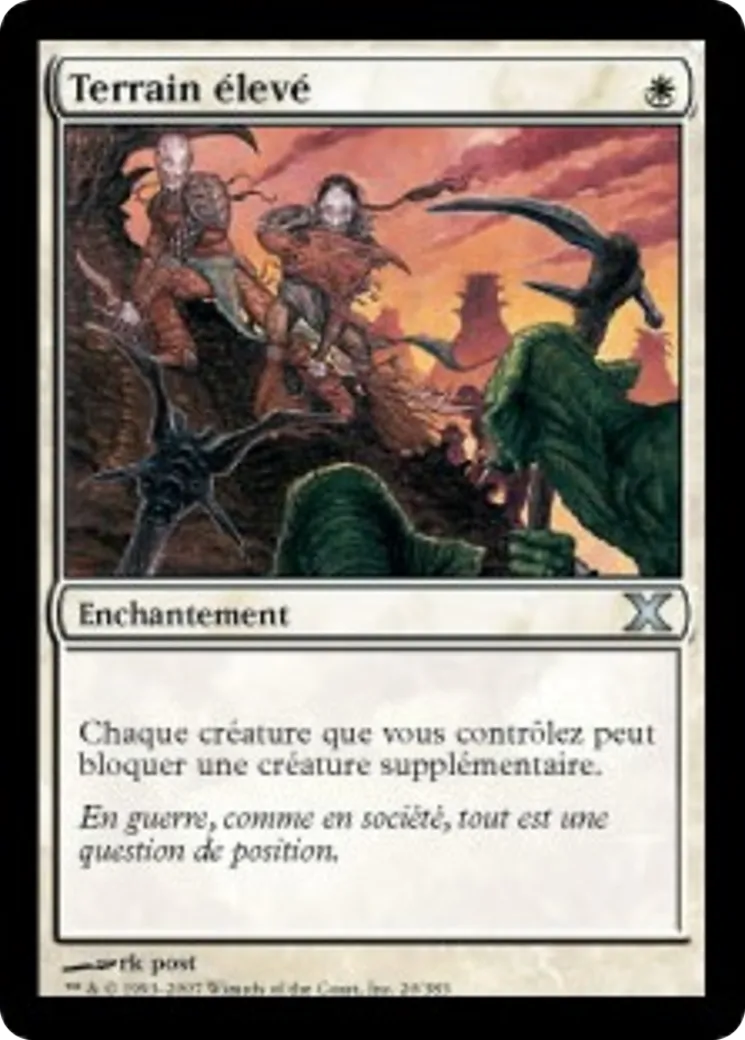 Terrain élevé — Tenth Edition — Magic: The Gathering
