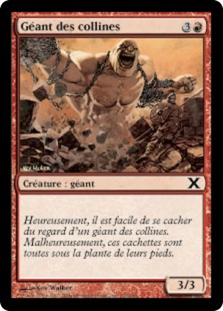 Géant des collines — Tenth Edition — Magic: The Gathering