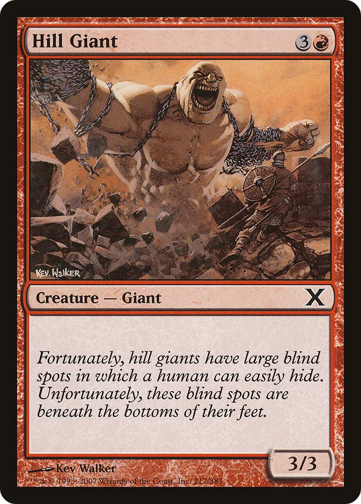 Hill Giant — Tenth Edition — Magic: The Gathering