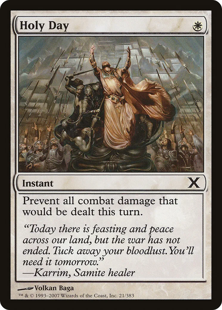 Holy Day — Tenth Edition — Magic: The Gathering