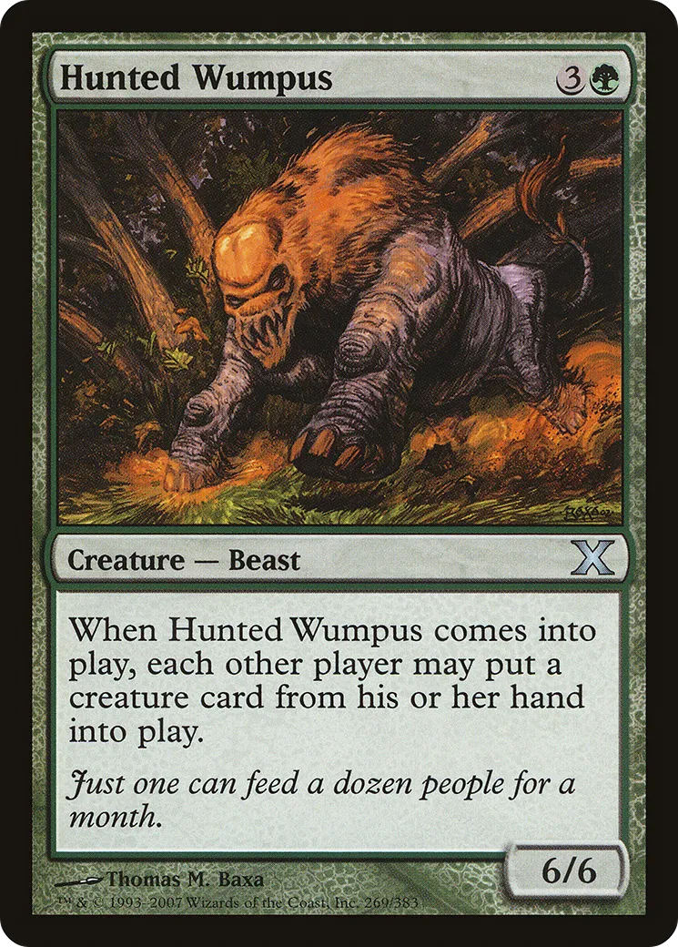 Wumpus au rabais — Tenth Edition — Magic: The Gathering