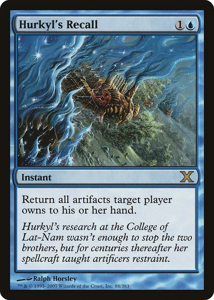 Hurkyl's Recall — Tenth Edition — Magic: The Gathering