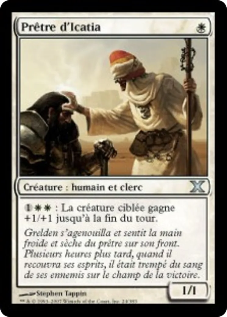 Prêtre d'Icatia — Tenth Edition — Magic: The Gathering