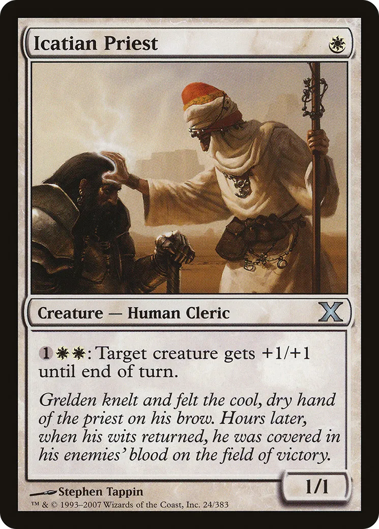 Icatian Priest — Tenth Edition — Magic: The Gathering