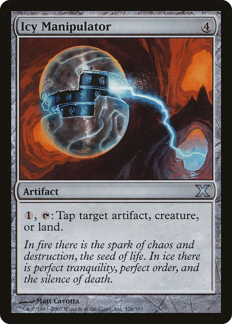 Icy Manipulator — Tenth Edition — Magic: The Gathering