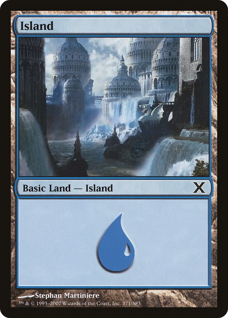 Island — Tenth Edition — Magic: The Gathering