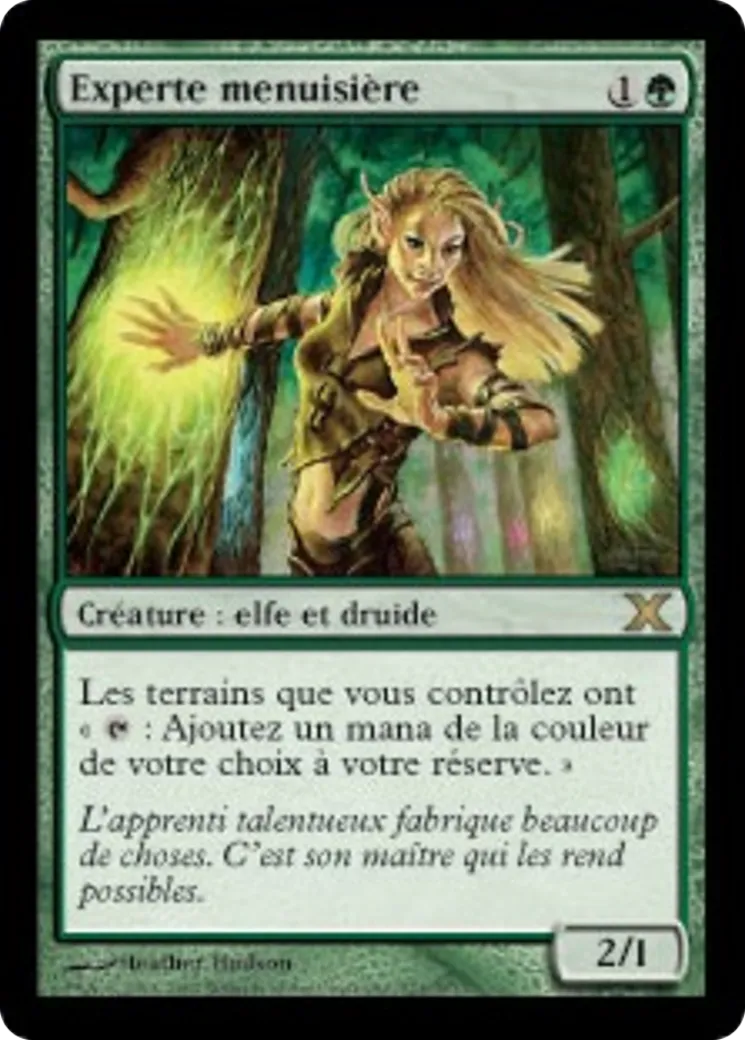 Experte menuisière — Tenth Edition — Magic: The Gathering