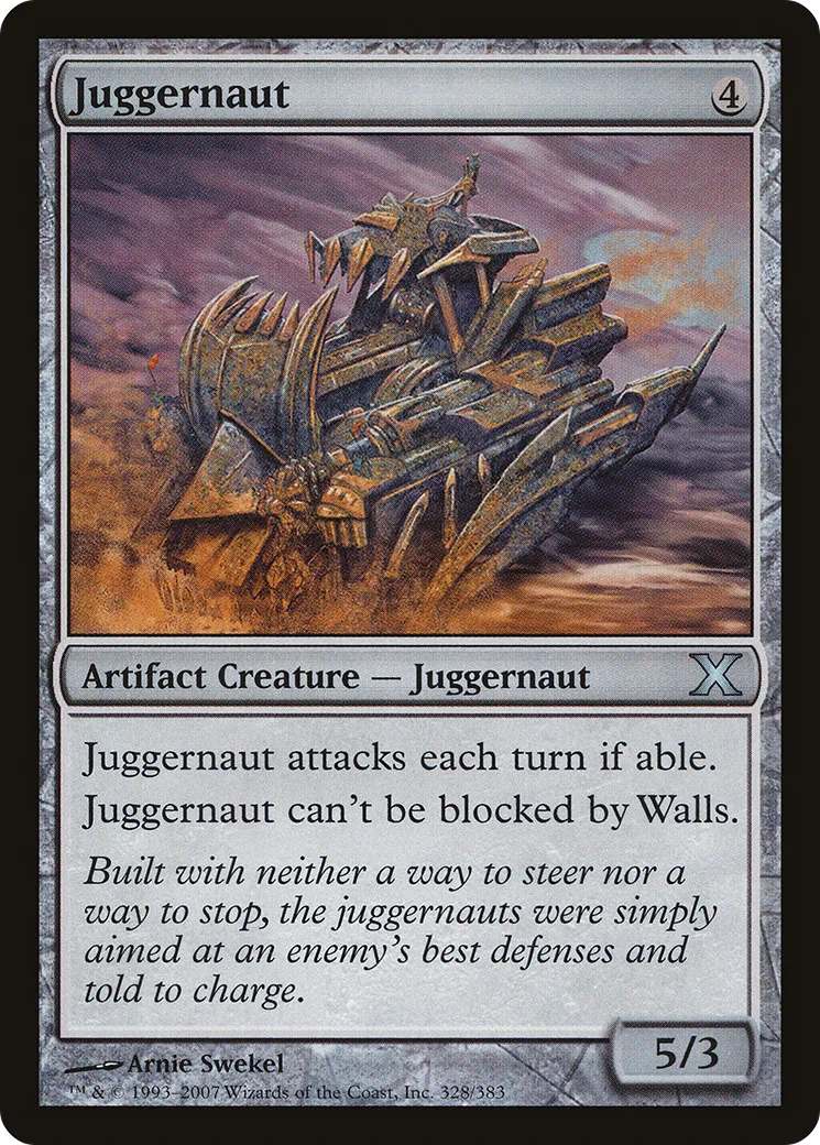 Djaggernaut — Tenth Edition — Magic: The Gathering