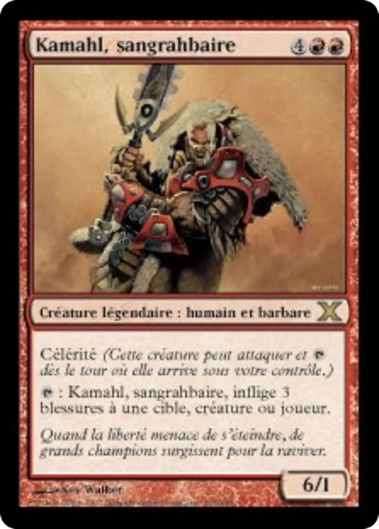 Kamahl, sangrahbaire — Tenth Edition — Magic: The Gathering