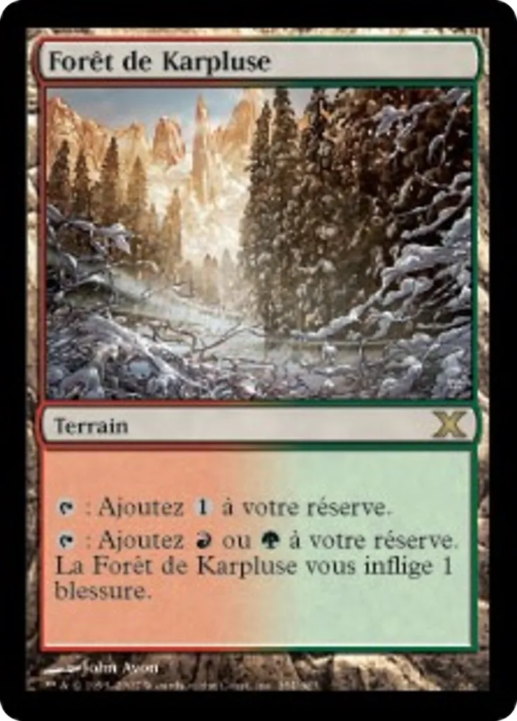 Forêt de Karpluse — Tenth Edition — Magic: The Gathering