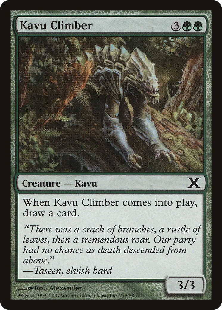 Kavu Climber — Tenth Edition — Magic: The Gathering