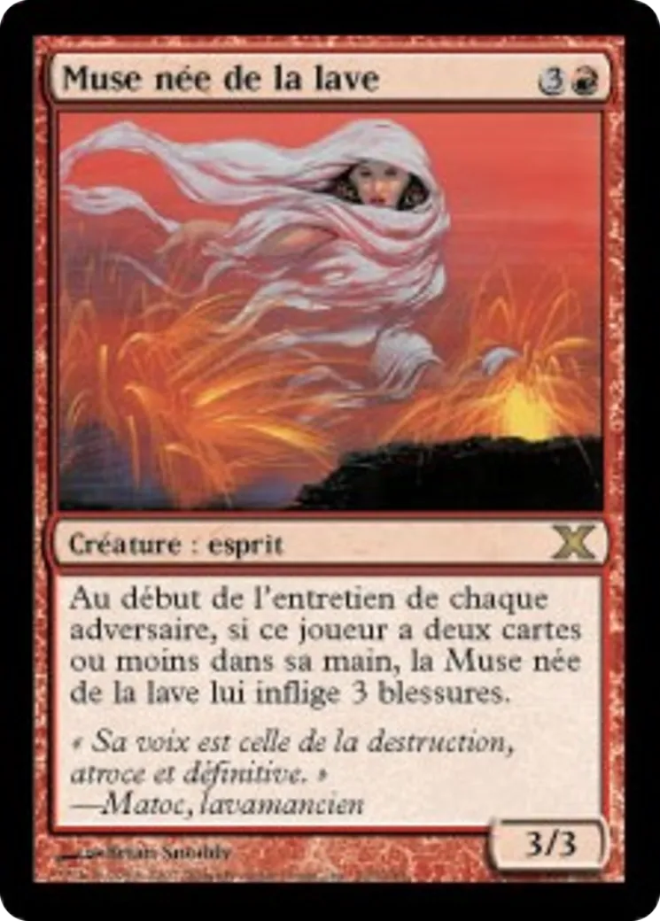 Muse née de la lave — Tenth Edition — Magic: The Gathering