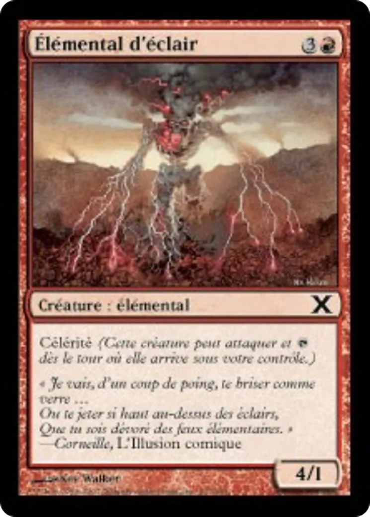 Élémental d'éclair — Tenth Edition — Magic: The Gathering
