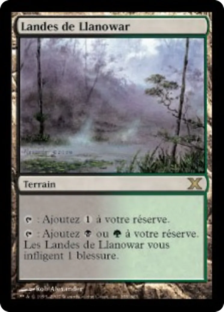 Landes de Llanowar — Tenth Edition — Magic: The Gathering