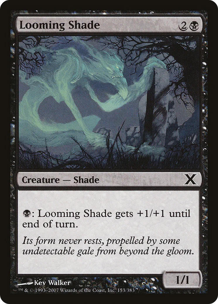 Looming Shade — Tenth Edition — Magic: The Gathering