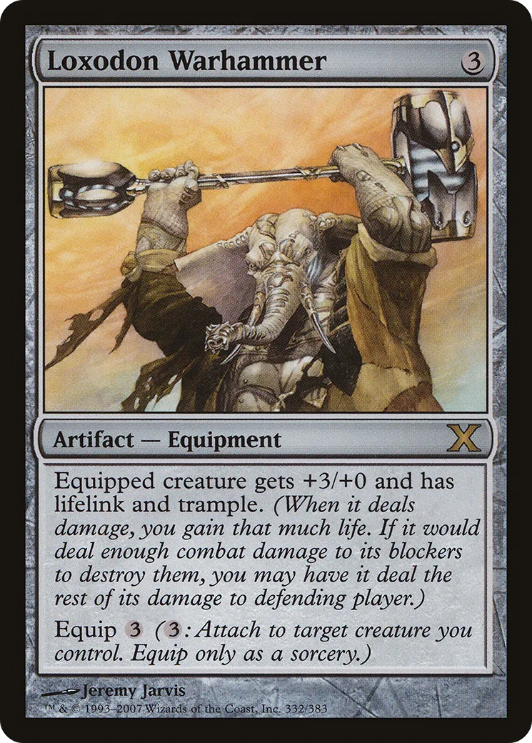 Loxodon Warhammer — Tenth Edition — Magic: The Gathering