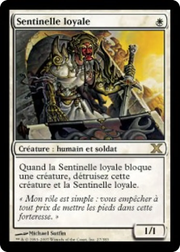 Sentinelle loyale from Tenth Edition - Magic: The Gathering