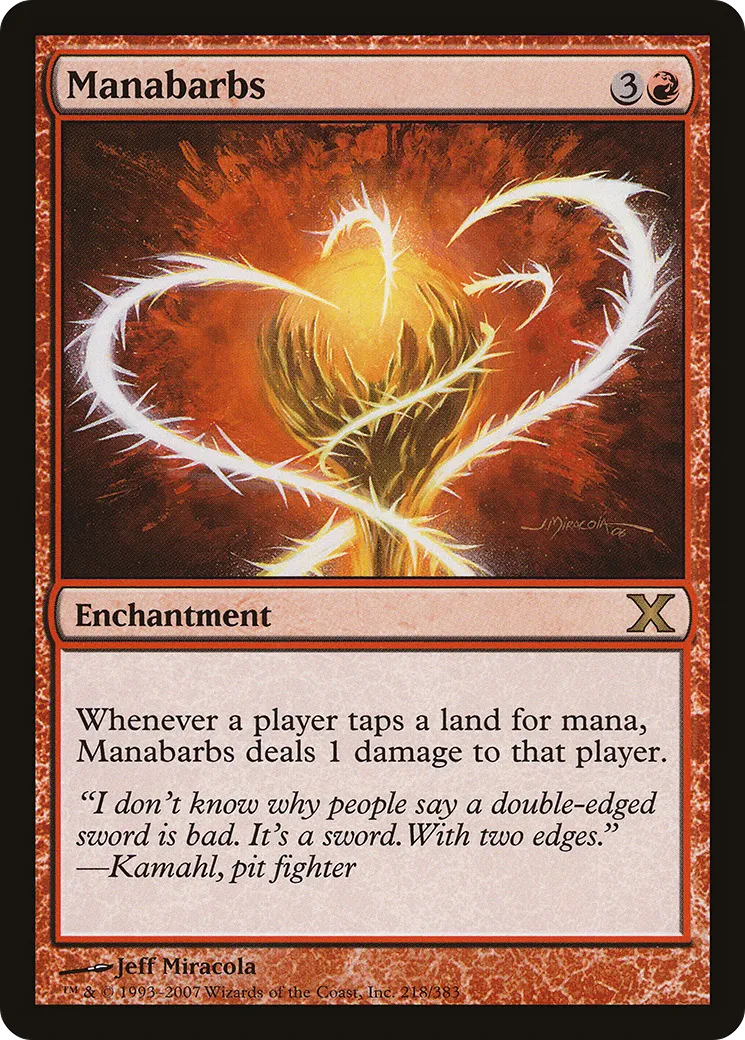 Barbelures de mana — Tenth Edition — Magic: The Gathering
