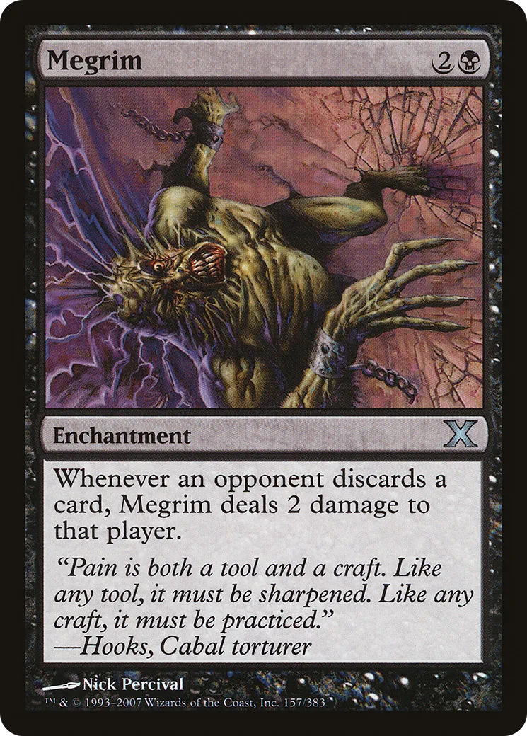 Megrim — Tenth Edition — Magic: The Gathering