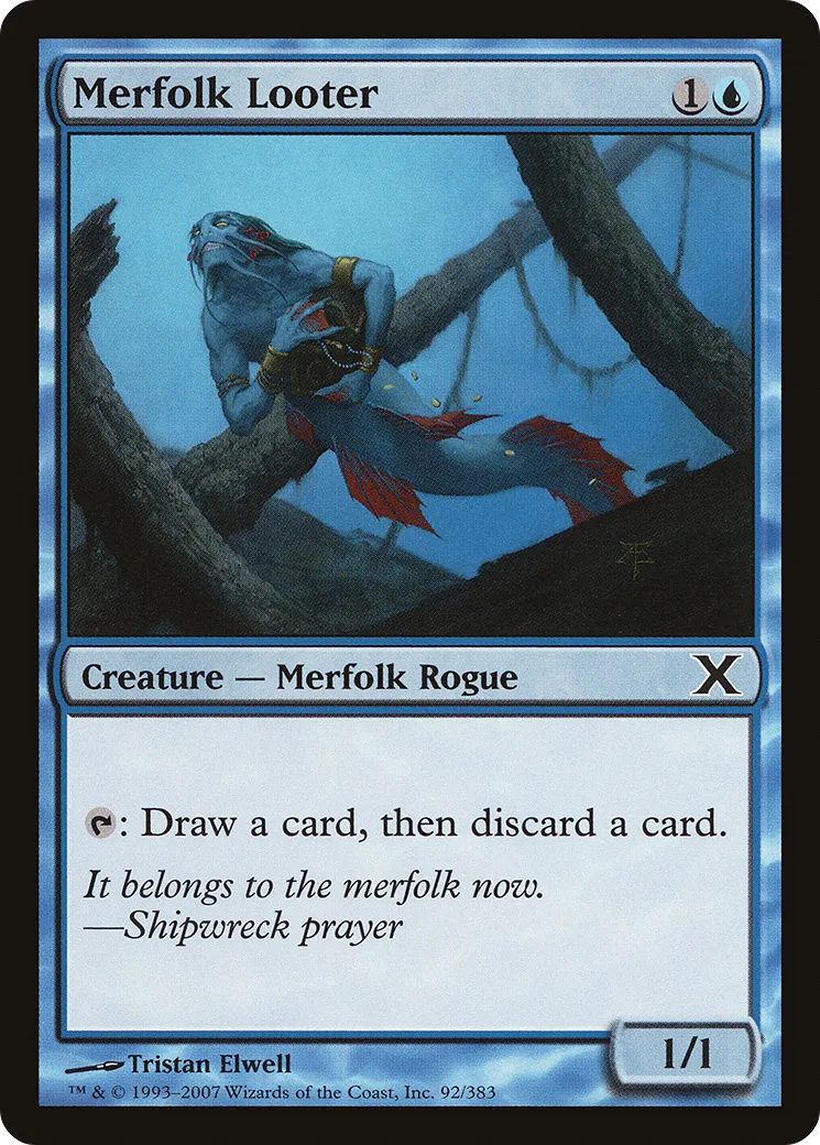 Détrousseur ondin — Tenth Edition — Magic: The Gathering