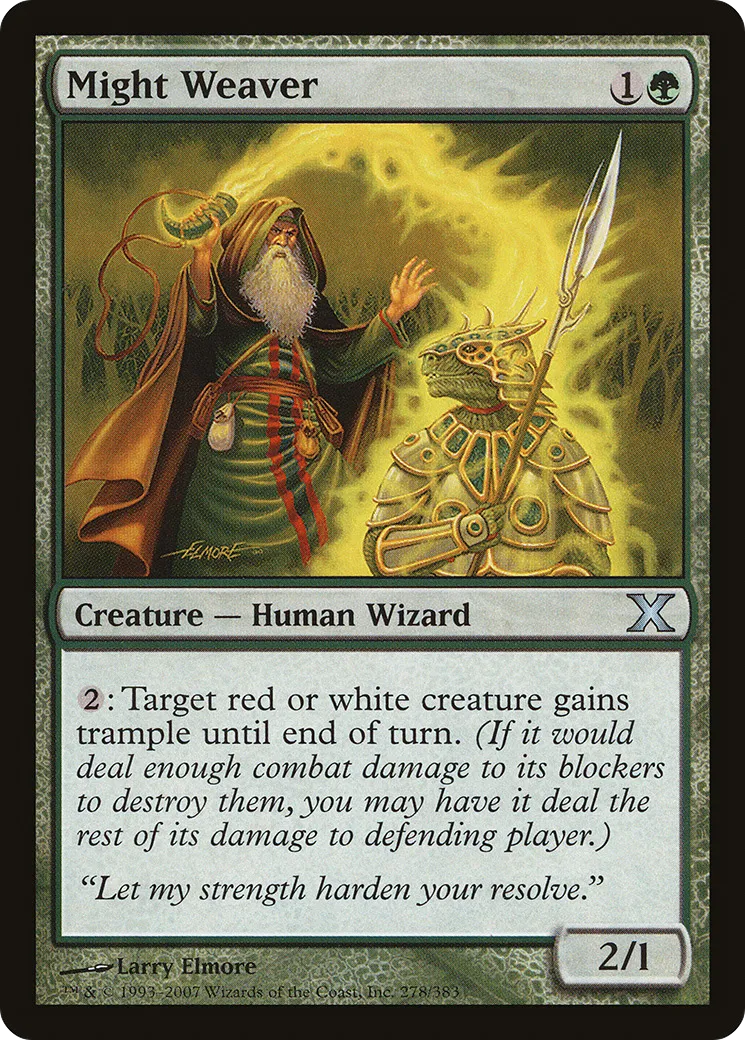 Might Weaver — Tenth Edition — Magic: The Gathering
