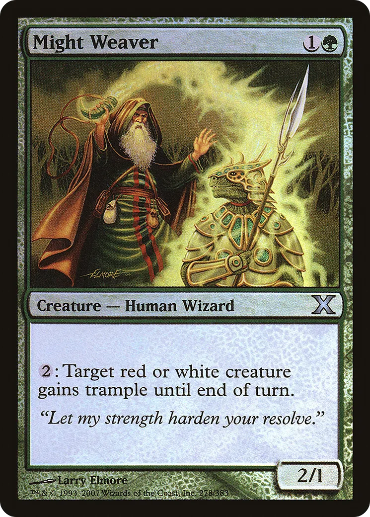 Might Weaver — Tenth Edition — Magic: The Gathering