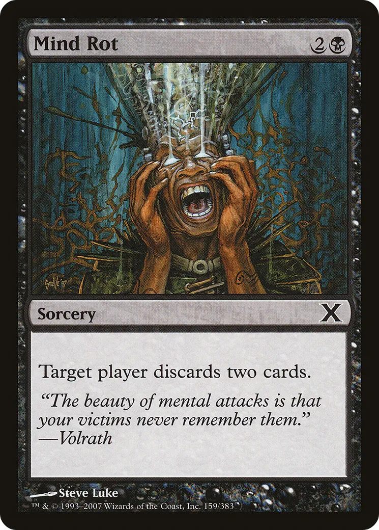 Mind Rot — Tenth Edition — Magic: The Gathering