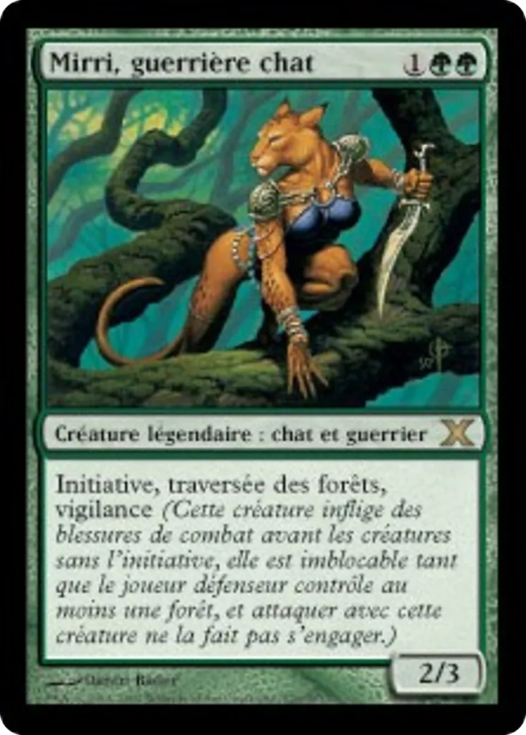 Mirri, guerrière chat — Tenth Edition — Magic: The Gathering