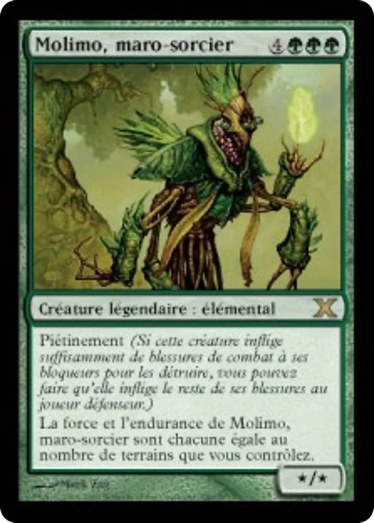 Molimo, maro-sorcier — Tenth Edition — Magic: The Gathering