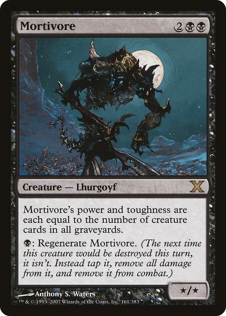Mortivore — Tenth Edition — Magic: The Gathering