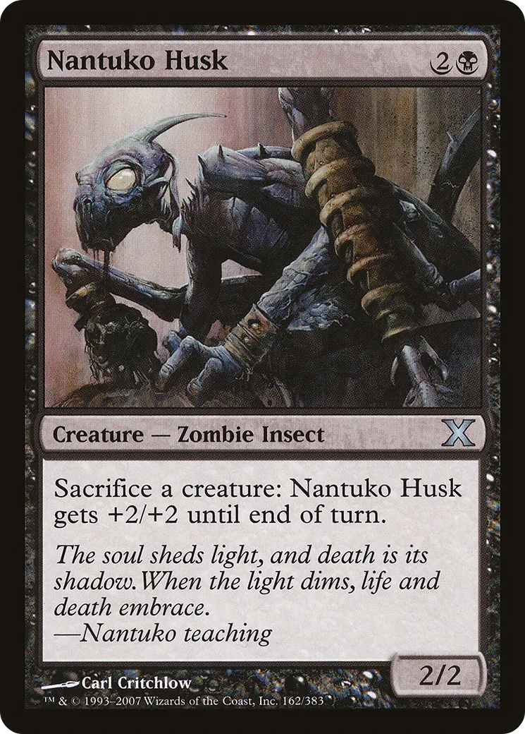 Nantuko Husk — Tenth Edition — Magic: The Gathering