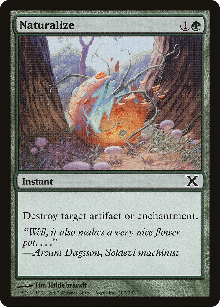 Naturalize — Tenth Edition — Magic: The Gathering