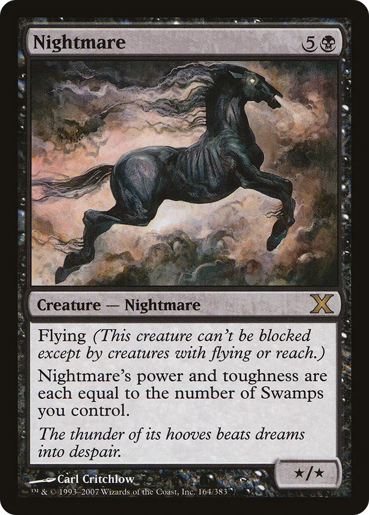 Nightmare from Tenth Edition - Magic: The Gathering