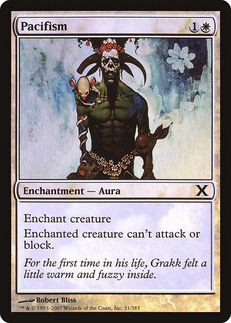 Pacifism — Tenth Edition — Magic: The Gathering