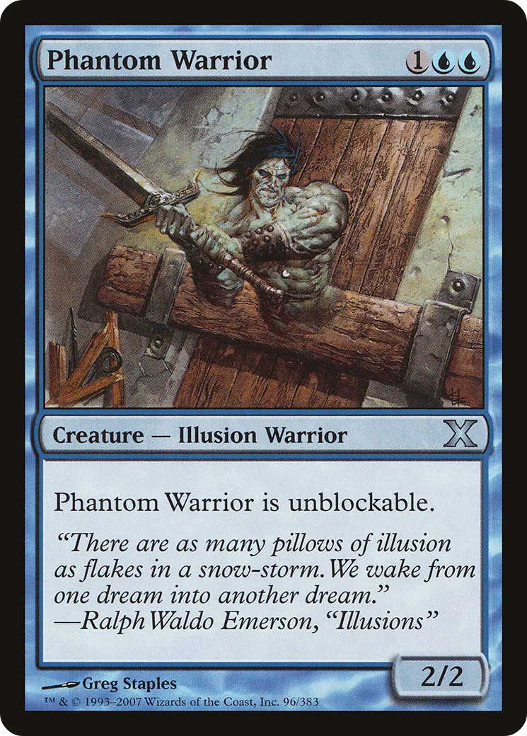 Guerrier fantomatique — Tenth Edition — Magic: The Gathering
