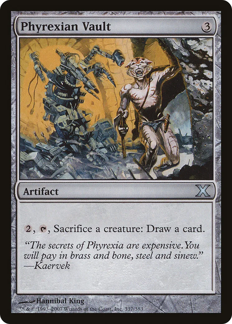 Phyrexian Vault — Tenth Edition — Magic: The Gathering