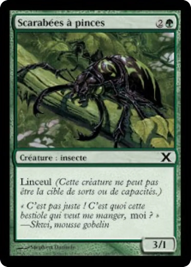 Scarabées à pinces — Tenth Edition — Magic: The Gathering