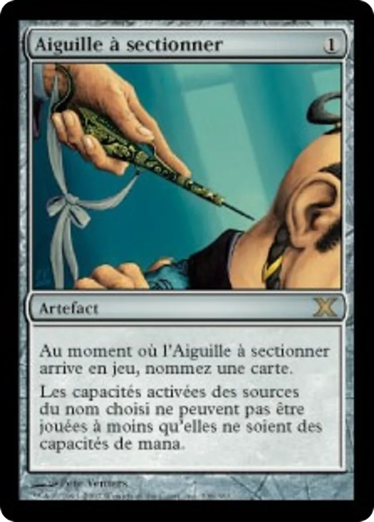Aiguille à sectionner — Tenth Edition — Magic: The Gathering