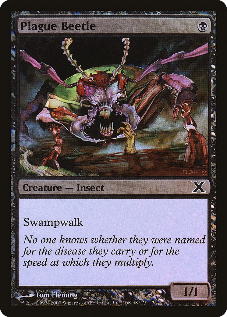 Scarabée de la Peste — Tenth Edition — Magic: The Gathering
