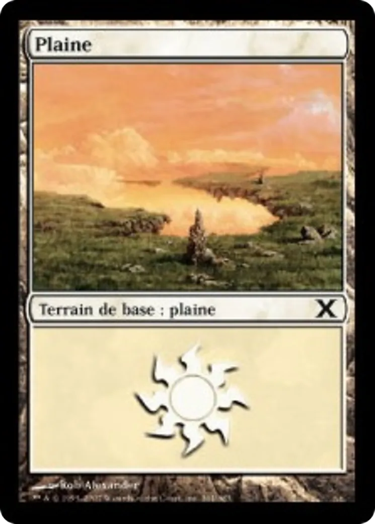 Plaine — Tenth Edition — Magic: The Gathering