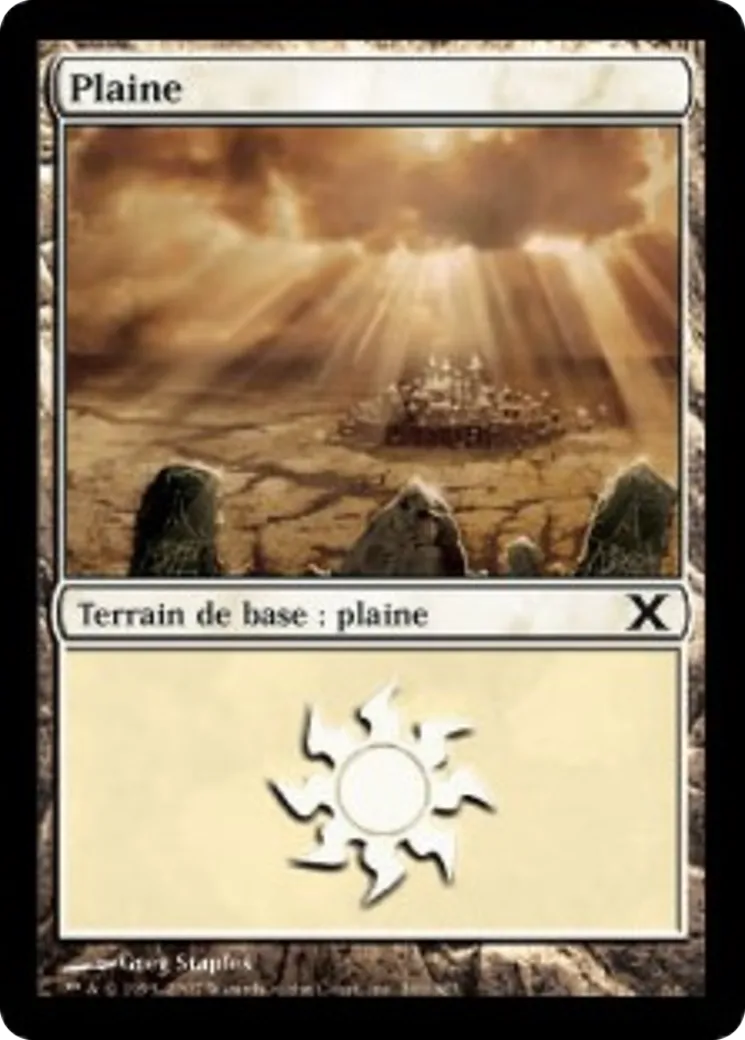Plaine — Tenth Edition — Magic: The Gathering