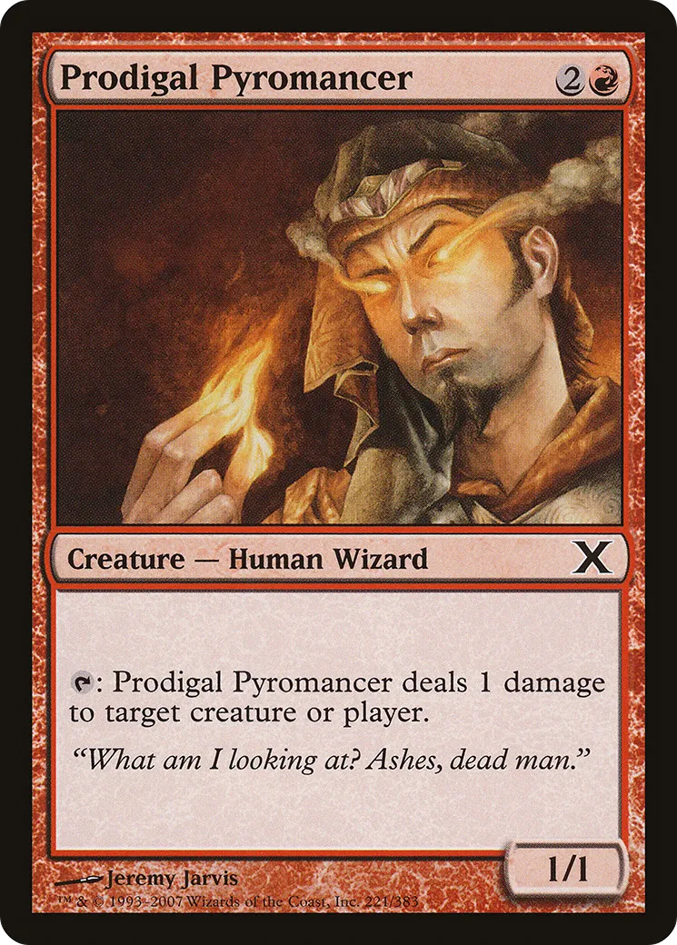 Pyromancien sybarite — Tenth Edition — Magic: The Gathering