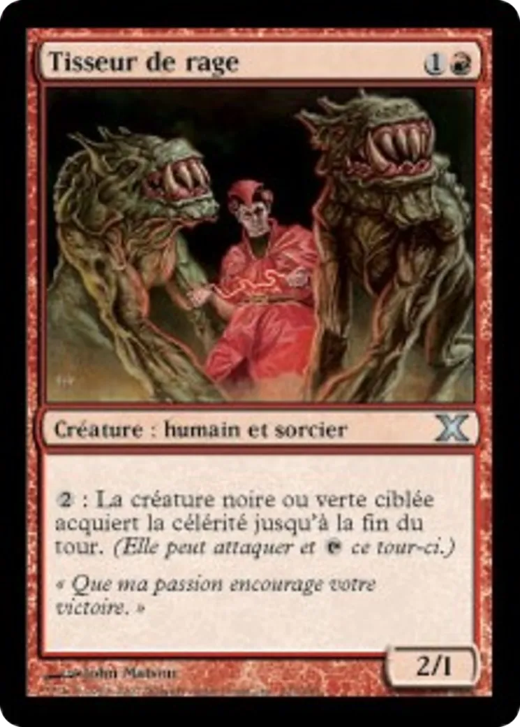 Tisseur de rage — Tenth Edition — Magic: The Gathering